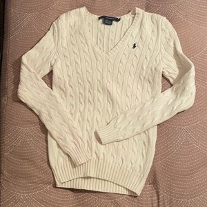 Ralph Lauren knit cream sweater!